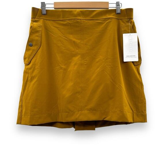 Athleta Vienna Jupe Cargo Skort in Brass Yellow Size 16 Plus NEW - Picture 3 of 10